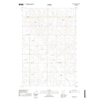 2020 Map of Simons Butte, 2020 Print