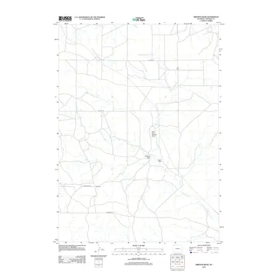 2012 Map of Simpson Draw, 2012 Print