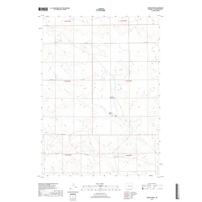2017 Map of Simpson Draw, 2017 Print