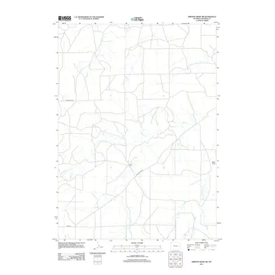 2012 Map of Simpson Draw NW, 2012 Print