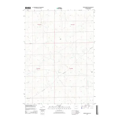 2015 Map of Simpson Draw NW, 2015 Print