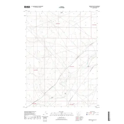2017 Map of Simpson Gulch SE, 2017 Print