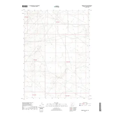 2017 Map of Simpson Gulch SW, 2017 Print