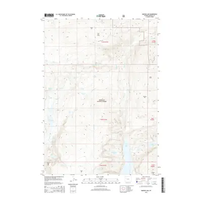 2015 Map of Simpson Lake, 2015 Print