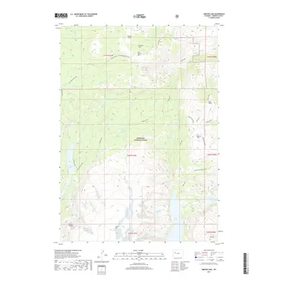 2017 Map of Simpson Lake, 2017 Print