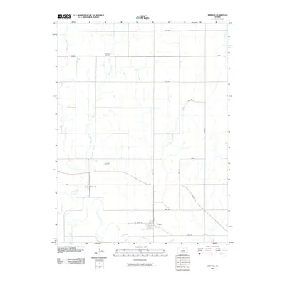 2009 Map of Simpson, 2009 Print