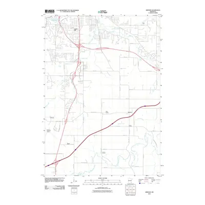 2010 Map of Simpson, 2010 Print
