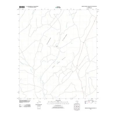 2010 Map of Simpson Springs Mountain, 2010 Print