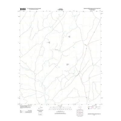 2012 Map of Simpson Springs Mountain, 2012 Print