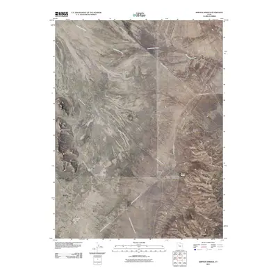 2011 Map of Simpson Springs, 2011 Print