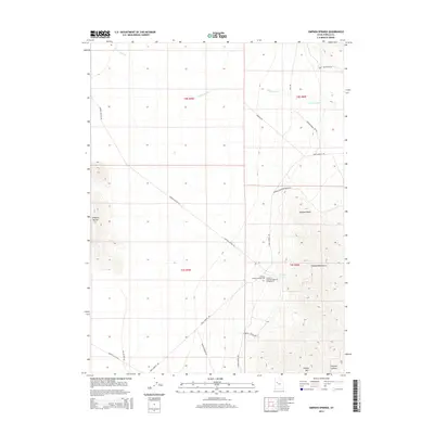 2014 Map of Simpson Springs, 2014 Print