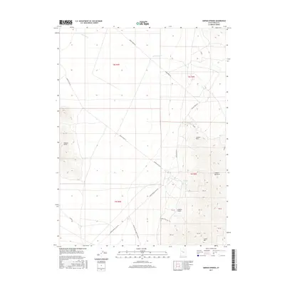 2017 Map of Simpson Springs, 2017 Print