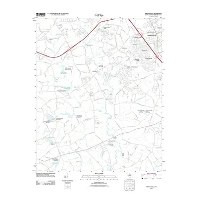 2011 Map of Simpsonville, 2011 Print