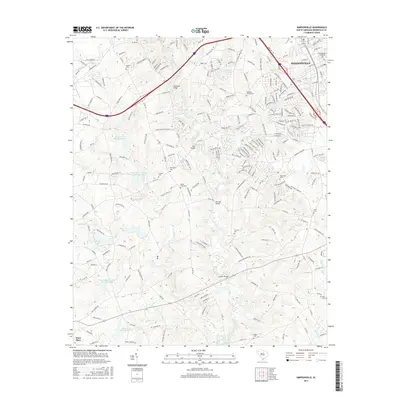 2017 Map of Simpsonville, 2017 Print