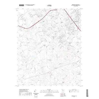 2020 Map of Simpsonville, 2020 Print