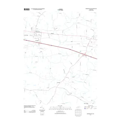 2013 Map of Simpsonville, 2013 Print