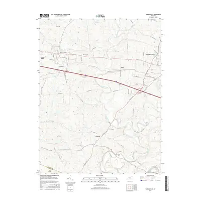 2016 Map of Simpsonville, 2016 Print