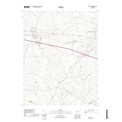 2019 Map of Simpsonville, 2019 Print