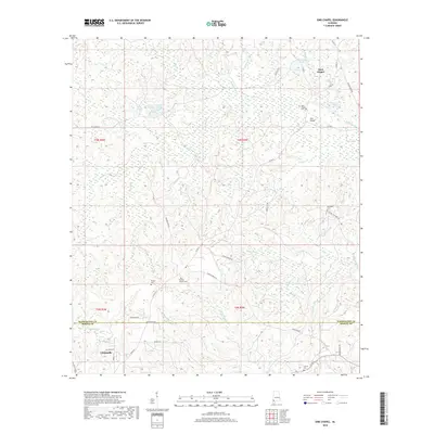 2018 Map of Sims Chapel, 2018 Print