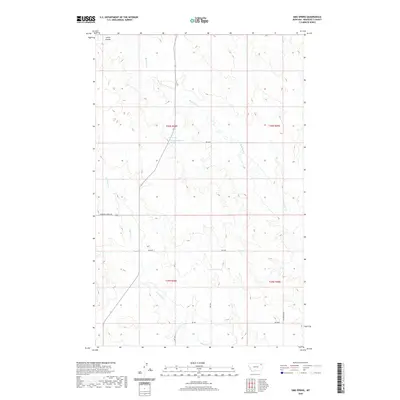2020 Map of Sims Spring, 2020 Print