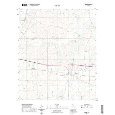 2020 Map of Simsboro, 2020 Print