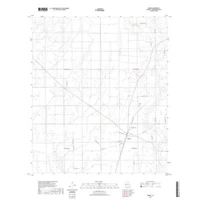 2018 Map of Singer, 2018 Print
