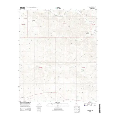 2013 Map of Singer Lake, 2013 Print