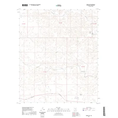 2023 Map of Singer Lake, 2023 Print