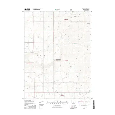 2015 Map of Singer Peak, 2015 Print
