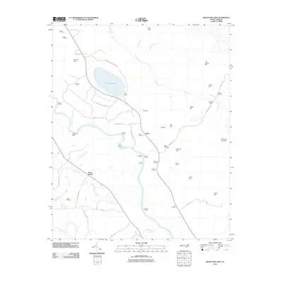 2010 Map of Singletary Lake, 2010 Print