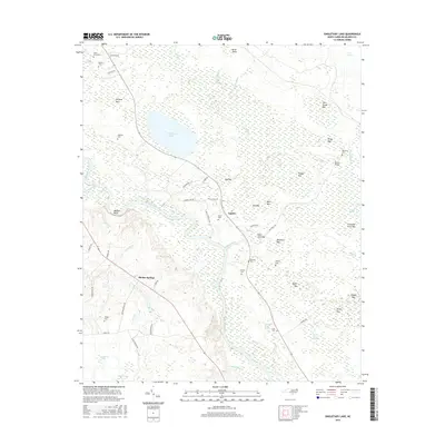 2016 Map of Singletary Lake, 2016 Print