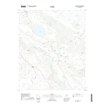 2019 Map of Singletary Lake, 2019 Print