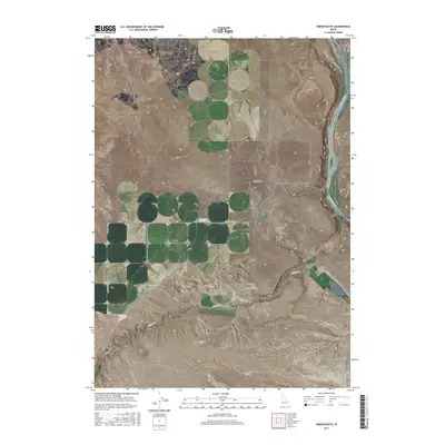 2017 Map of Sinker Butte, 2017 Print