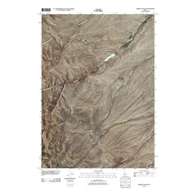 2010 Map of Sinker Canyon, 2010 Print