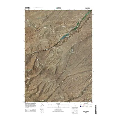 2013 Map of Sinker Canyon, 2013 Print