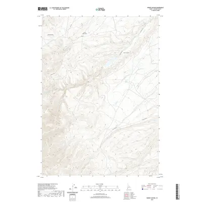 2020 Map of Sinker Canyon, 2020 Print