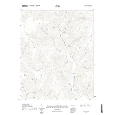 2019 Map of Sinking Cove, 2019 Print