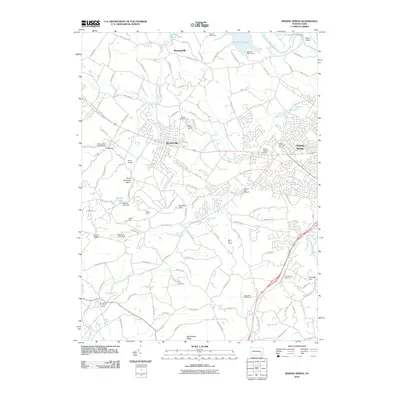 2010 Map of Sinking Spring, 2010 Print