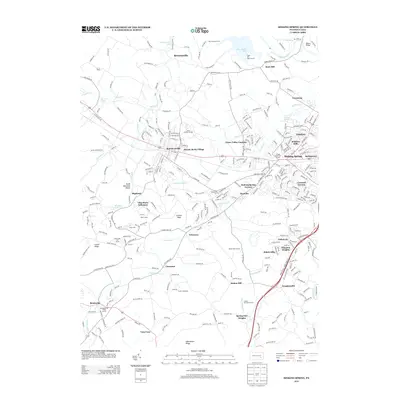 2013 Map of Sinking Spring, 2013 Print