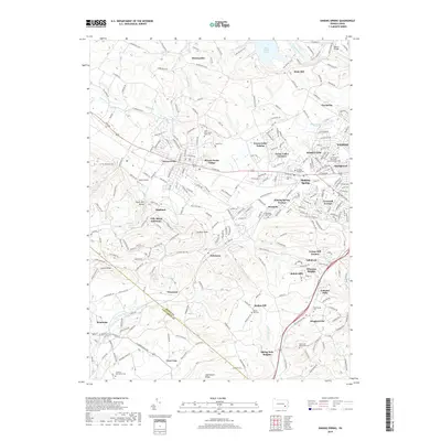 2019 Map of Sinking Spring, 2019 Print