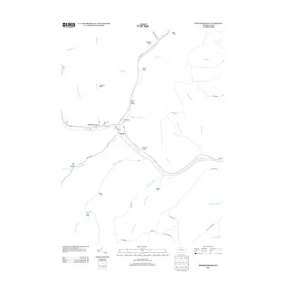 2013 Map of Sinnemahoning, 2013 Print
