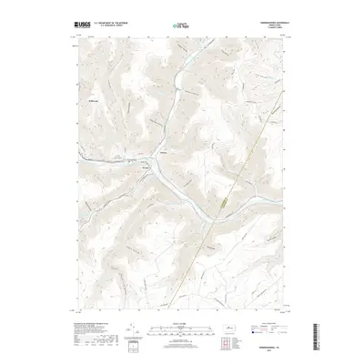 2019 Map of Sinnemahoning, 2019 Print