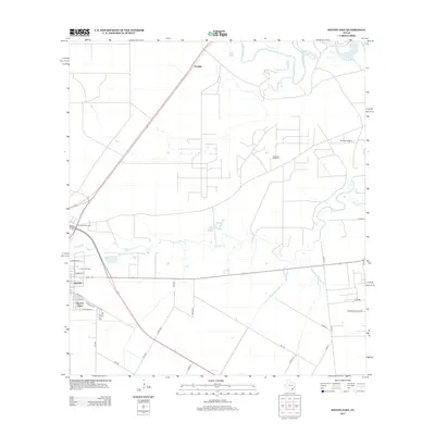 2013 Map of Sinton East, 2013 Print
