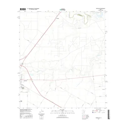 2016 Map of Sinton East, 2016 Print