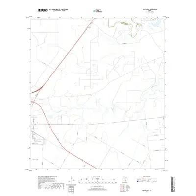 2019 Map of Sinton East, 2019 Print
