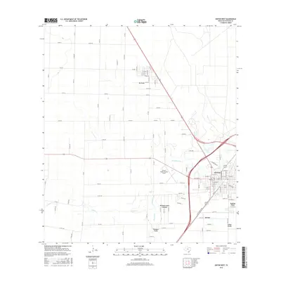 2016 Map of Sinton West, 2016 Print