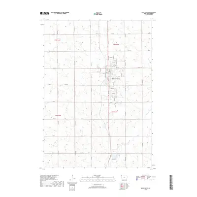2018 Map of Sioux Center, 2018 Print