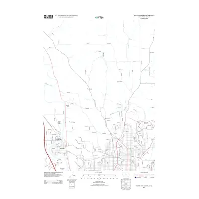 2013 Map of Sioux City North, 2013 Print