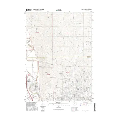 2015 Map of Sioux City North, 2015 Print