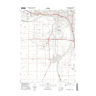 2015 Map of Sioux City South, 2015 Print